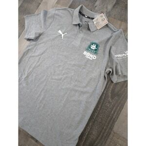 Puma‎ Plymouth Argyle FC Travel Polo Shirt Grey Men's M BNWT Bond Timber PAFC